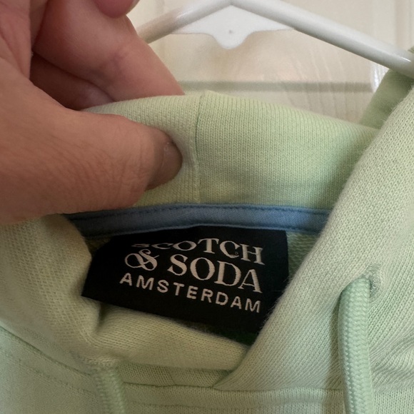 Scotch & Soda unisex mint green hoodie - Picture 4 of 10